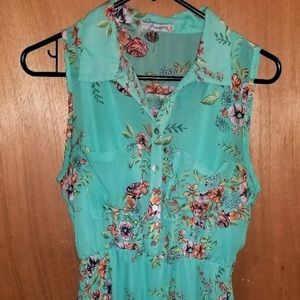 M sleeveless freebird dress